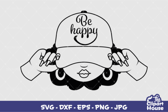Be Happy Woman Cap: Your Go-To Design for Custom Creations