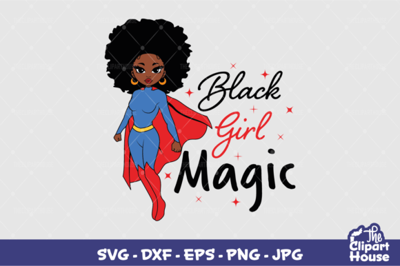 Black Girl Magic Super Woman Design Evaluation