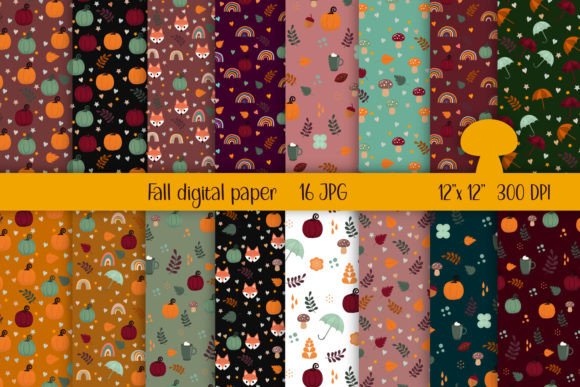 Pumpkin Digital Paper, Fall Background: A Practical Review for Creative Projects