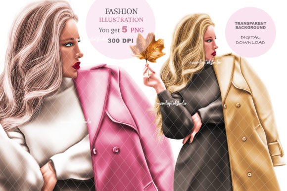 Stylish Fashion Clipart, Girl Clipart & Girl PNG