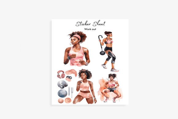 Work Out Planner Sticker Sheet: A Versatile Tool for Organization and Creativity